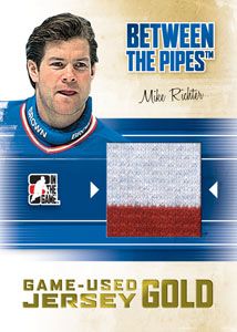 2010/11 ITG Between The Pipes Game Used Jersey Card