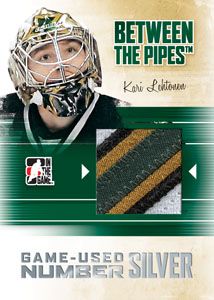 2010/11 ITG Between The Pipes Game Used Number Patch 