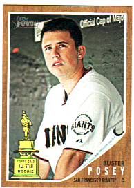 2011 Topps Heritage Buster Posey #218