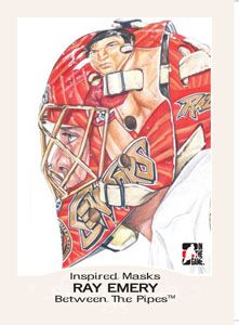 2010/11 ITG Between The Pipes Inspired Mask Insert Card