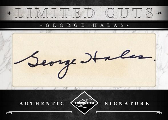 2011 Panini Limited Cuts George Halas