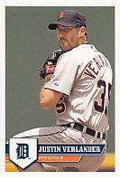 2011 Topps MLB Baseball Sticker Justin Verlander