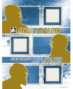 2010/11 ITG Between The Pipes Triple Made To Order Mystery Redemption Card