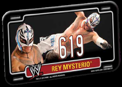 2012 Topps Power Plates Rey Mysterio Jr. 619