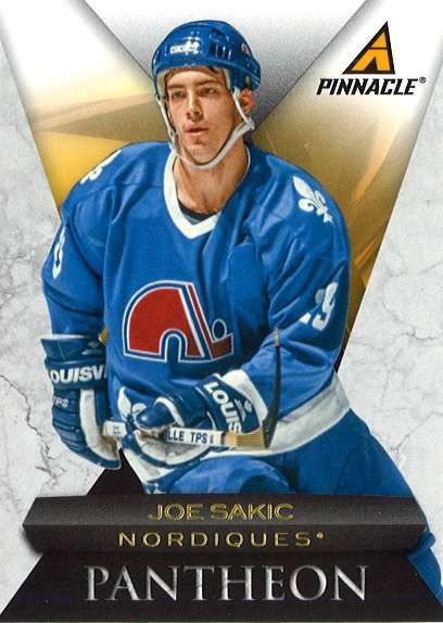 10-11 Pinnacle Joe Sakic Pantheon Insert Card