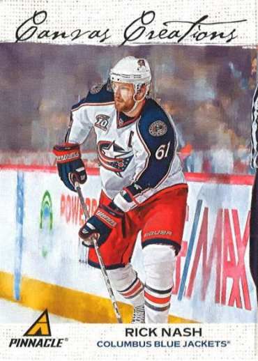 2011-12 Pinnacle Hockey Canvas Creations Rick Nash Card