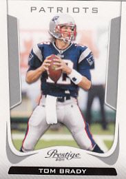 2011 Prestige Tom Brady Base Card