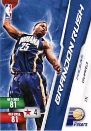 2010-11 Brandon Rush Free Adrenalyn Code