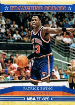 2012-13 Patrick Ewing Franchise Greats Insert Card