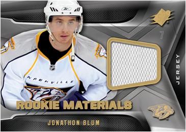 2011-12 SPx Rookie Materials Jonathon Blum