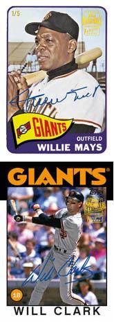 2012 Topps Archives Original Willie Mays Autograph Card