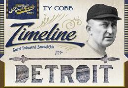 2011 Playoff Prime Cuts Timeline Ty Cobb
