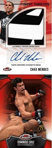 2012 Topps Finest UFC Dominick Cruz Red