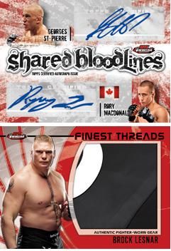 2012 Topps Finest UFC Brock Lesnar Patch