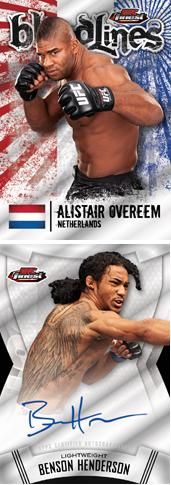 2012 Topps Finest UFC Benson Henderson Autograph