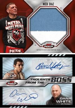 2012 Topps Finest UFC Dana White Jose Aldo Autograph