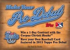 2012 Topps Heritage Make Your Pro Debut