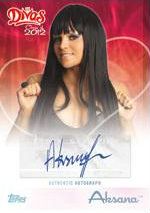 2012 Topps WWE Diva Autograph Aksana