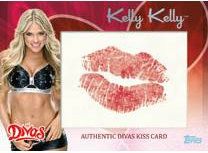 2012 Topps WWE Diva Kiss Card Kelly Kelly