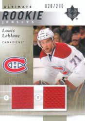 11/12 Louis Leblanc Ultimate Collection Jersey RC