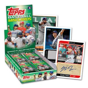 2012 Topps Baseball Mini Cards