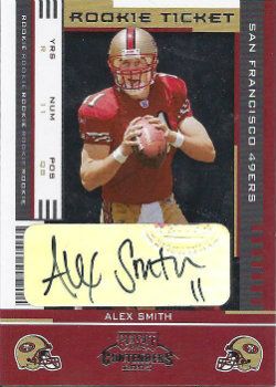 2005 Playoff Contenders Alex Smith Rookie Autograph #/401