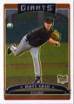 2006 Topps Chrome Baseball #304 Matt Cain RC