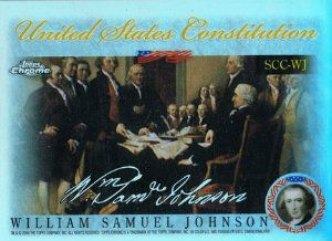 2006 Topps Chrome United States Constitution #WJ William Samuel Johnson 