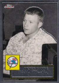 2007 Topps Chrome Mickey Mantle Story Insert Card