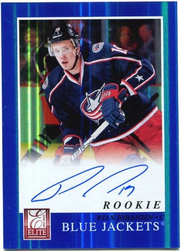 2011-12 Donruss Elite Autograph Variation RC Ryan Johansen Card