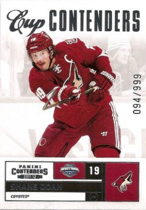 2011-12 Playoff Contenders Cup Contenders #125 Shane Doan Card