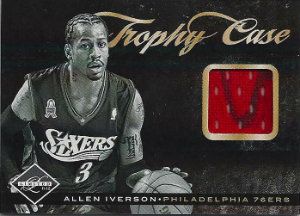 2011-12 Panini Limited Trophy Case Allen Iverson Jersey Card