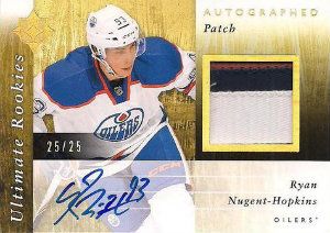 2011-12 Upper Deck Ultimate Collection Ryan Nugent Hopkins Auto Patch RC