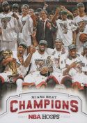 2012-13 NBA Hoops Miami Heat Champions Card