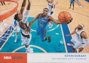 2012-13 Panini NBA Hoops Action Shots Kevin Durant Insert Card