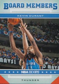 2012-13 Panini NBA Hoops Kevin Durant Board Members Insert Card