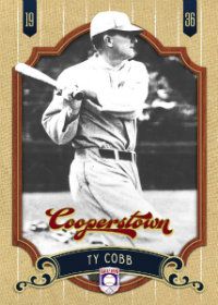2012 Panini Cooperstown Ty Cobb Base Card
