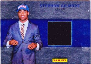 2012 Panini National Wrapper Redemption Stephon Gilmore Draft Day Material Card