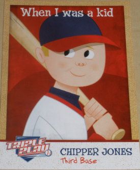 2012 Panini Triple Play Chipper Jones When I Was A Kid