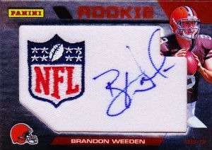 2012 Panini Wrapper Redemption Brandon Weeden Autograph Card