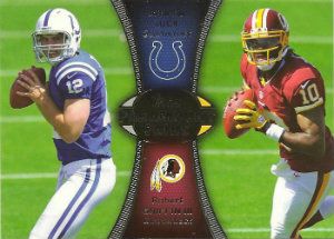 2012 Paramount Pairs Andrew Luck - Robert Griffin III Card