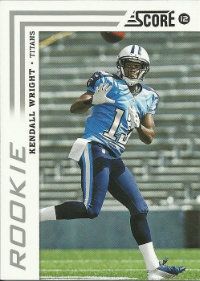 2012 Score Football Kendall Wright SP Photo Variation RC