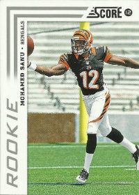 2012 Score Mohamed Sanu SP Variation RC Card