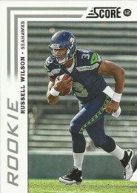2012 Score Russell Wilson SP Photo Variation RC Card