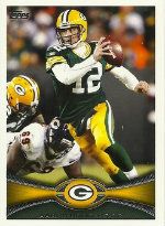 2012 Topps Aaron Rodgers SP Photo Variation Card
