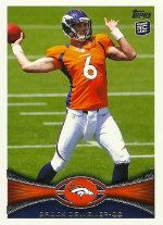 2012 Topps Brock Osweiler SP Photo Variation RC