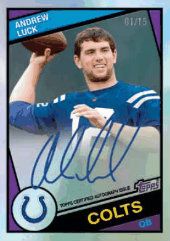 2012 Topps Chrome Andrew Luck 1984 Topps