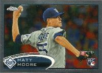 2012 Topps Chrome Matt Moore Rookie Card #160