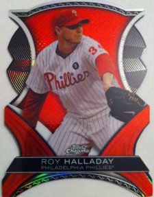 2012 Topps Chrome Roy Halladay Dynamic Die Cut 