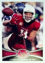 2012 Topps Larry Fitzgerald SP Photo Variation #150